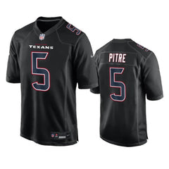 Men's Houston Texans #5 Jalen Pitre Black Fashion Vapor Untouchable Limited Stitched Football Jersey 