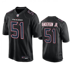 Men's Houston Texans #51 Will Anderson Jr. Black Fashion Vapor Untouchable Limited Stitched Football Jersey 