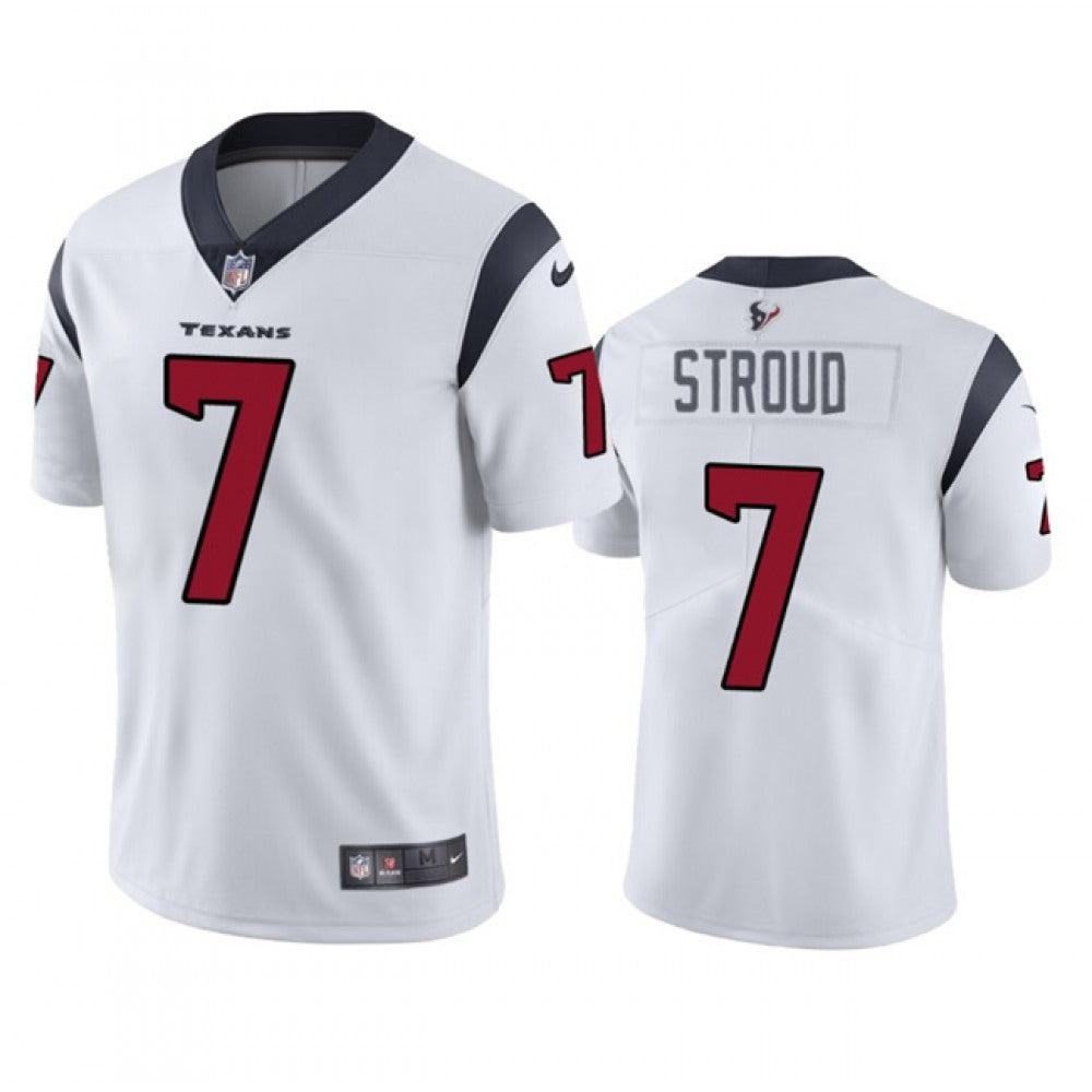 Youth Houston Texans #7 C.J. Stroud White Vapor Untouchable Limited Stitched Football Jersey 