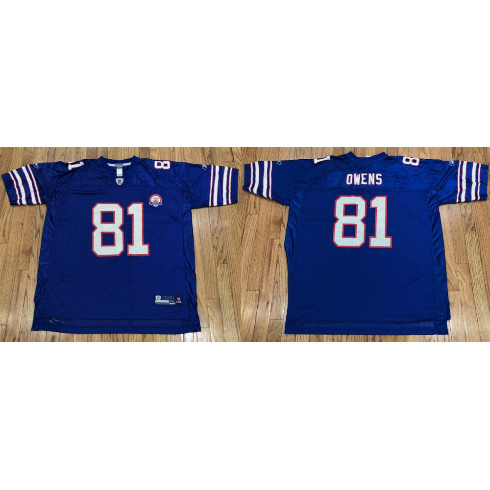 Toddlers Buffalo Bills #81 Terrell Owens Blue Stitched Jersey 