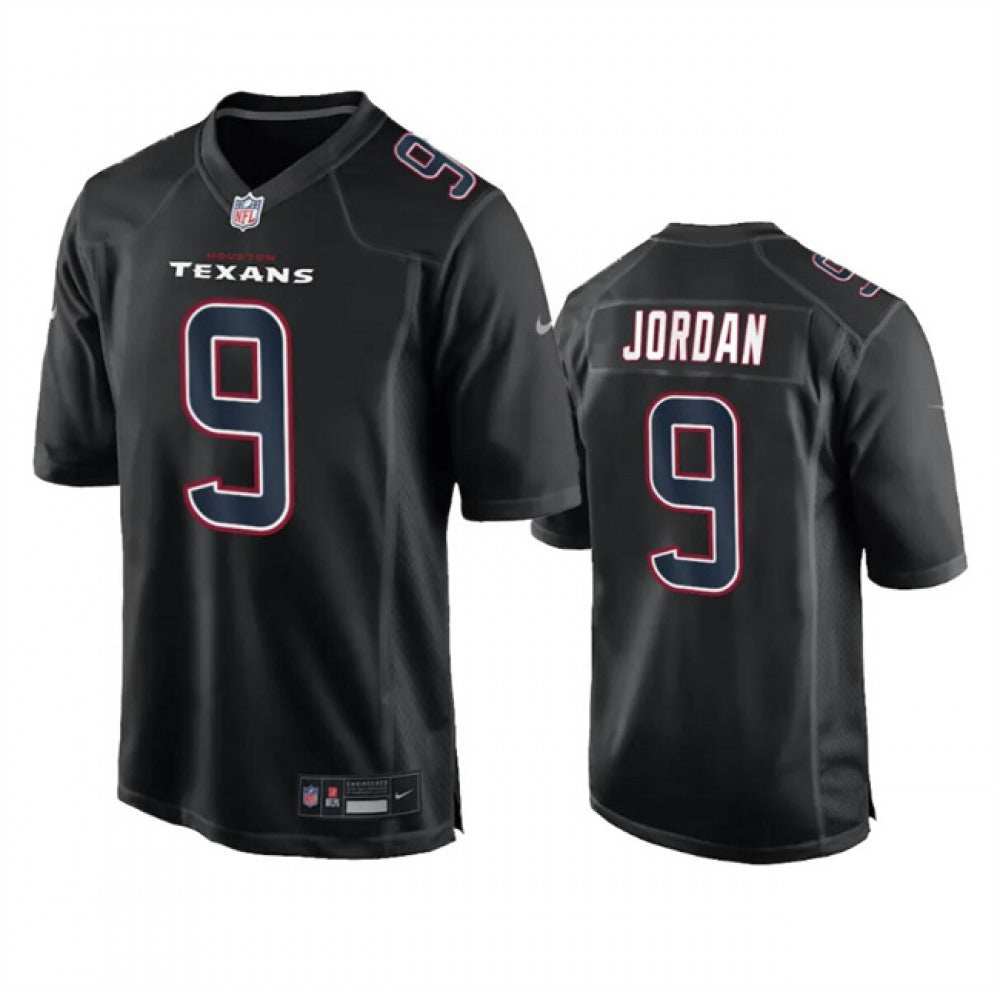 Men's Houston Texans #9 Brevin Jordan Black Fashion Vapor Untouchable Limited Stitched Football Jersey 