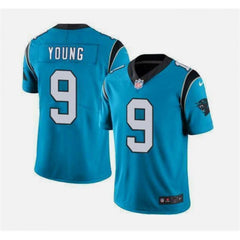 Youth Carolina Panthers #9 Bryce Young Blue Vapor Untouchable Limited Stitched Jersey 