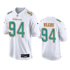 Men's Miami Dolphins #94 Christian Wilkins White Fashion Vapor Untouchable Stitched Football Jersey 
