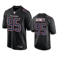 Men's Houston Texans #95 Derek Barnett Black Fashion Vapor Untouchable Limited Stitched Football Jersey 