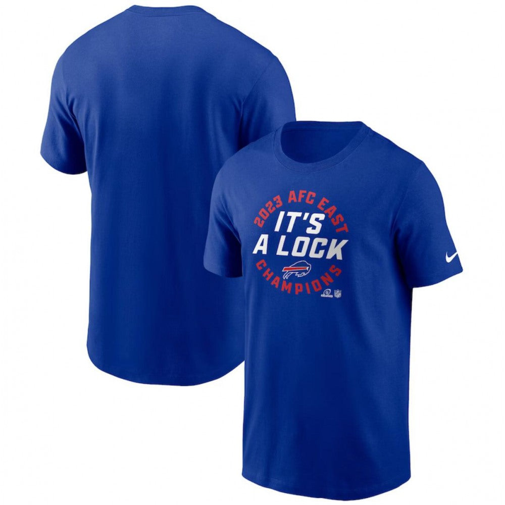 Men's Buffalo Bills Royal 2023 AFC East Division Champions Locker Room Trophy Collection T-Shirt 