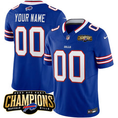 Men's Buffalo Bills Active Player Custom Blue 2023 F.U.S.E. AFC East Champions Ptach Stitched Football Jersey 