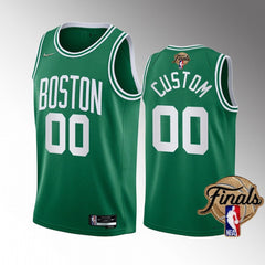 Men's Boston Celtics Active Player Custom 2022 Green NBA Finals Stitched Jersey