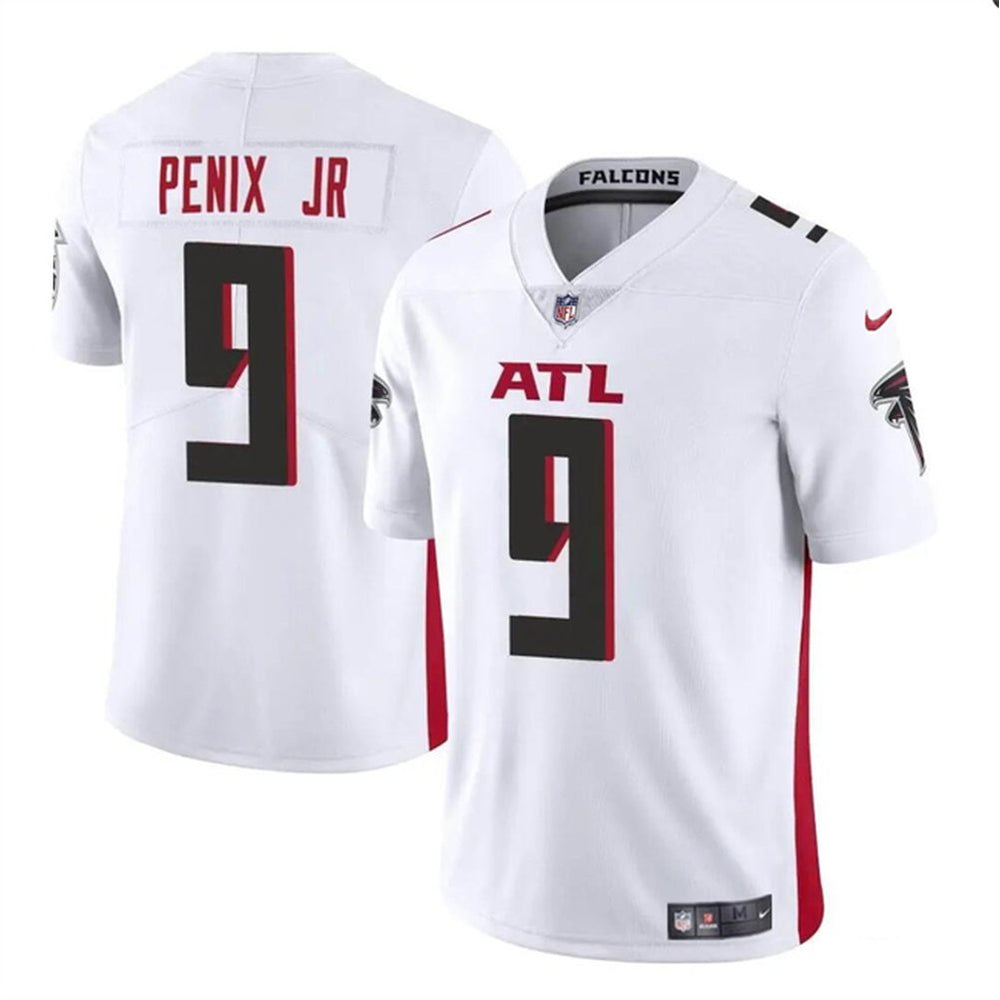 Men's Atlanta Falcons #9 Michael Penix Jr White 2024 Draft Vapor Untouchable Limited Stitched Football Jersey 