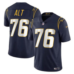 Men's Los Angeles Chargers #76 Joe Alt Navy 2024 Draft Vapor Limited Stitched Football Jersey 