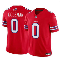 Youth Buffalo Bills #0 Keon Coleman Red 2024 Draft F.U.S.E. Vapor Untouchable Limited Stitched Football Jersey 