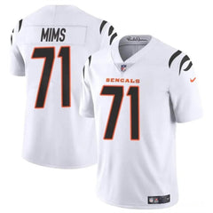 Youth Cincinnati Bengals #71 Amarius Mims White 2024 Draft Vapor Untouchable Limited Stitched Jersey 