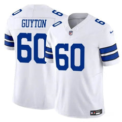 Youth Dallas Cowboys #60 Tyler Guyton White 2024 F.U.S.E Draft Vapor Untouchable Limited Stitched Football Jersey 