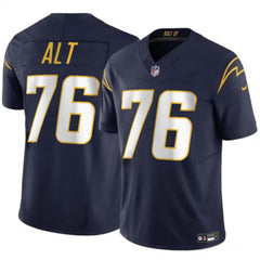 Youth Los Angeles Chargers #76 Joe Alt Navy 2024 Draft F.U.S.E. Vapor Limited Stitched Football Jersey 