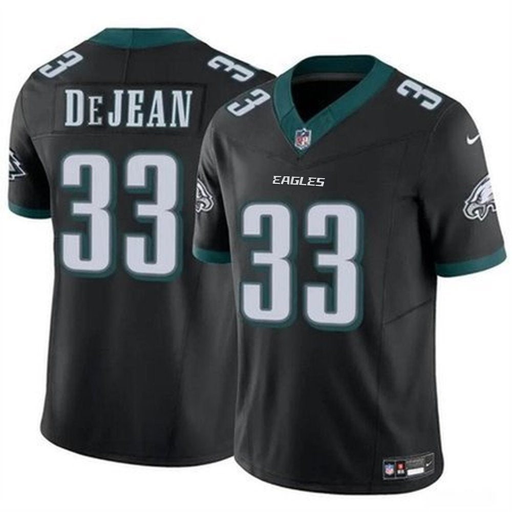 Youth Philadelphia Eagles #33 Cooper DeJean Black 2024 Draft F.U.S.E Vapor Untouchable Limited Stitched Football Jersey 
