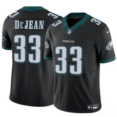 Youth Philadelphia Eagles #33 Cooper DeJean Black 2024 Draft F.U.S.E Vapor Untouchable Limited Stitched Football Jersey 