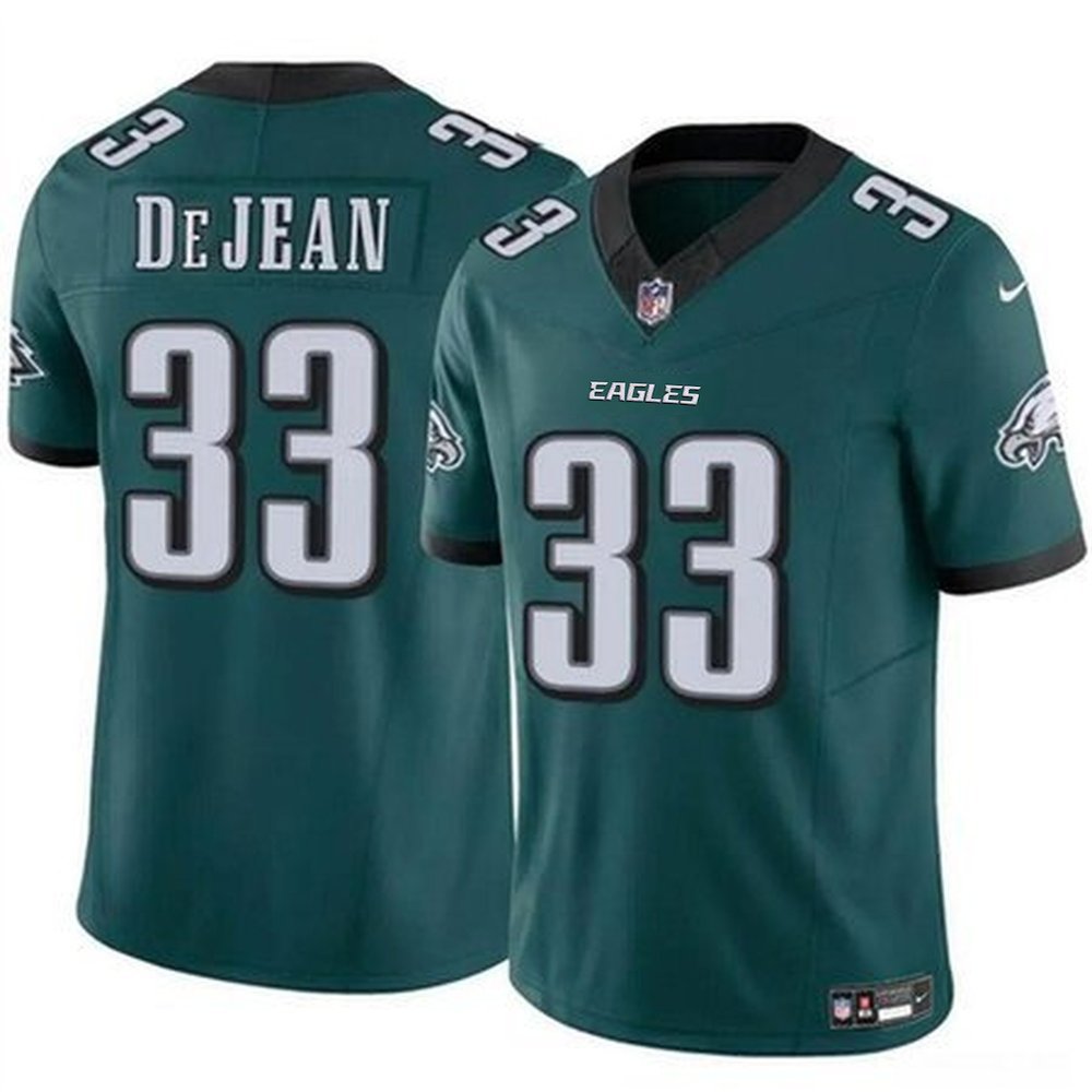Youth Philadelphia Eagles #33 Cooper DeJean Green 2024 Draft F.U.S.E Vapor Untouchable Limited Stitched Football Jersey 