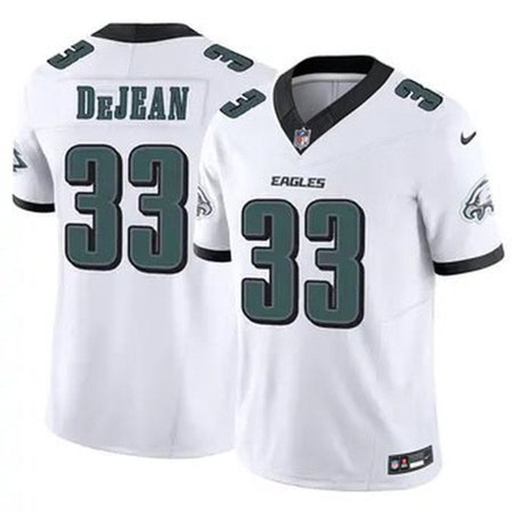 Youth Philadelphia Eagles #33 Cooper DeJean White 2024 Draft F.U.S.E Vapor Untouchable Limited Stitched Football Jersey 