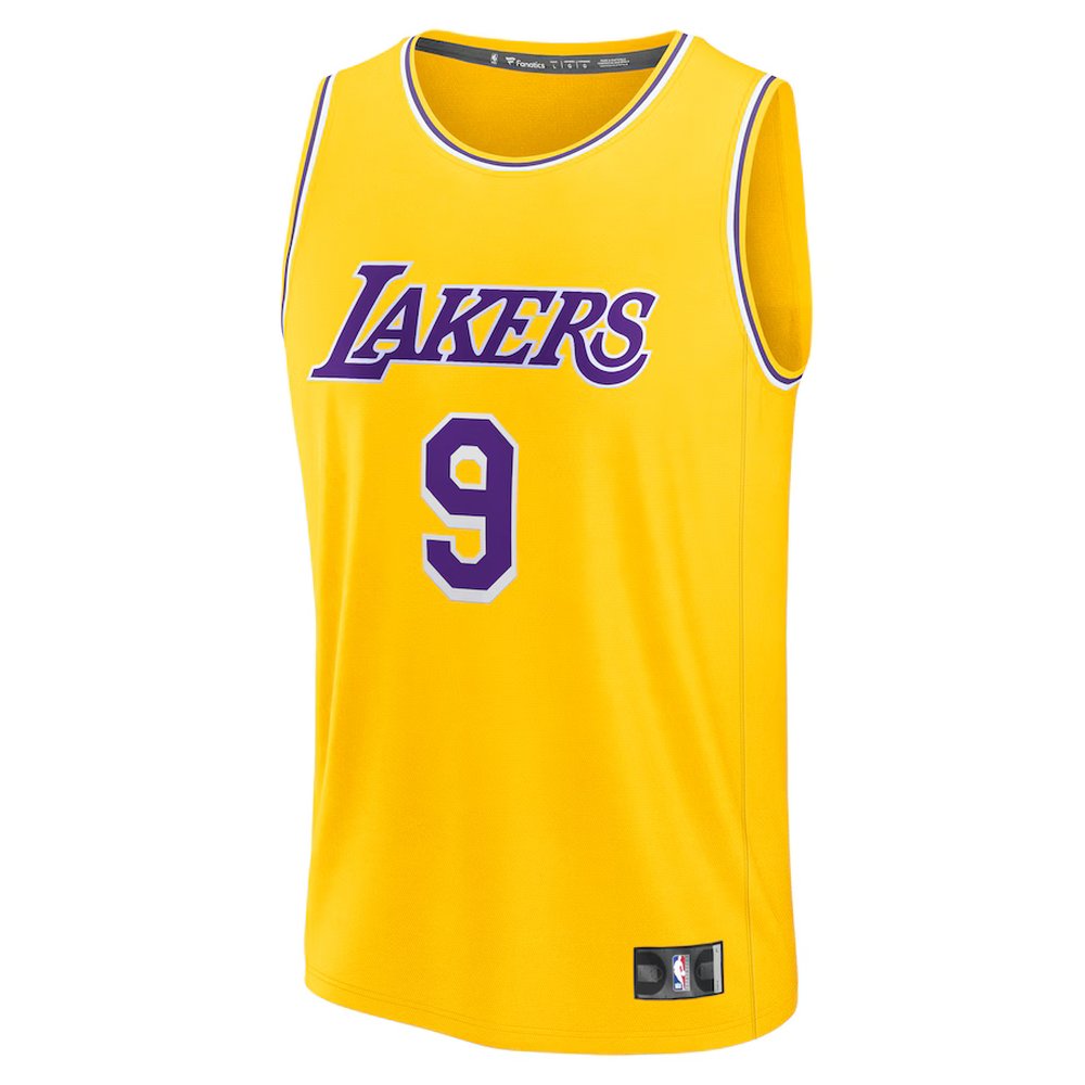 Men's Los Angeles Lakers Bronny James  Gold 2024 NBA Draft Fast Break Player Jersey - Icon Edition