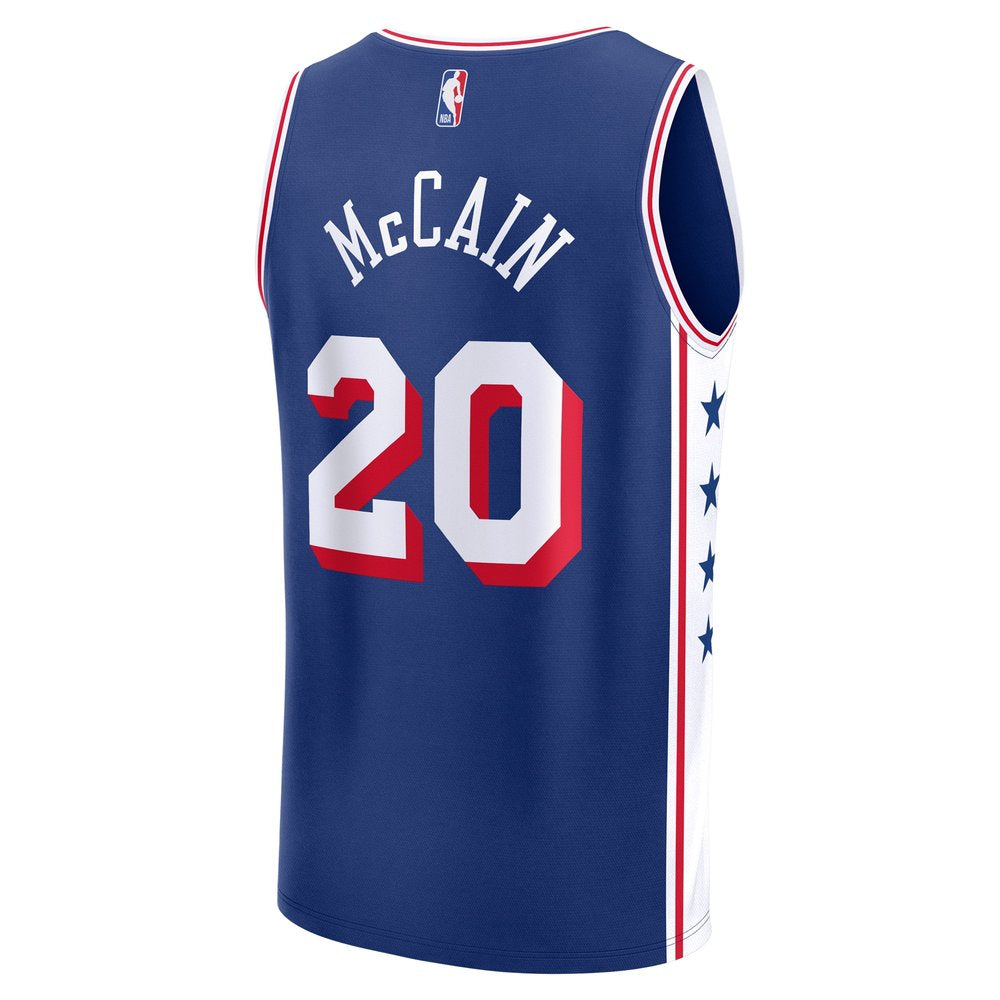 Youth Philadelphia 76ers Jared McCain  Royal 2024 NBA Draft Fast Break Player Jersey - Icon Edition
