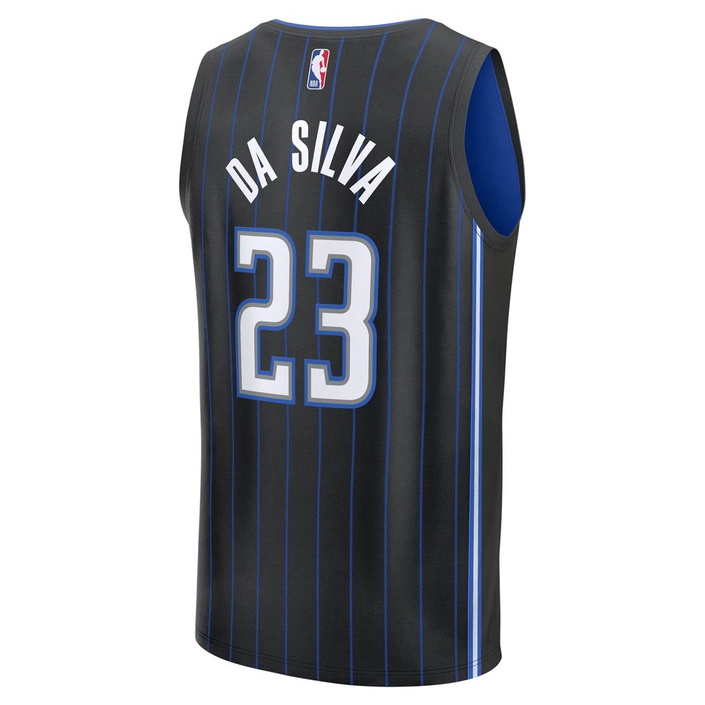 Youth Orlando Magic Tristan da Silva  Black 2024 NBA Draft Fast Break Player Jersey - Icon Edition