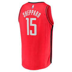 Youth Houston Rockets Reed Sheppard  Red 2024 NBA Draft Fast Break Player Jersey - Icon Edition