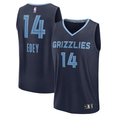 Youth Memphis Grizzlies Zach Edey  Navy 2024 NBA Draft Fast Break Player Jersey - Icon Edition
