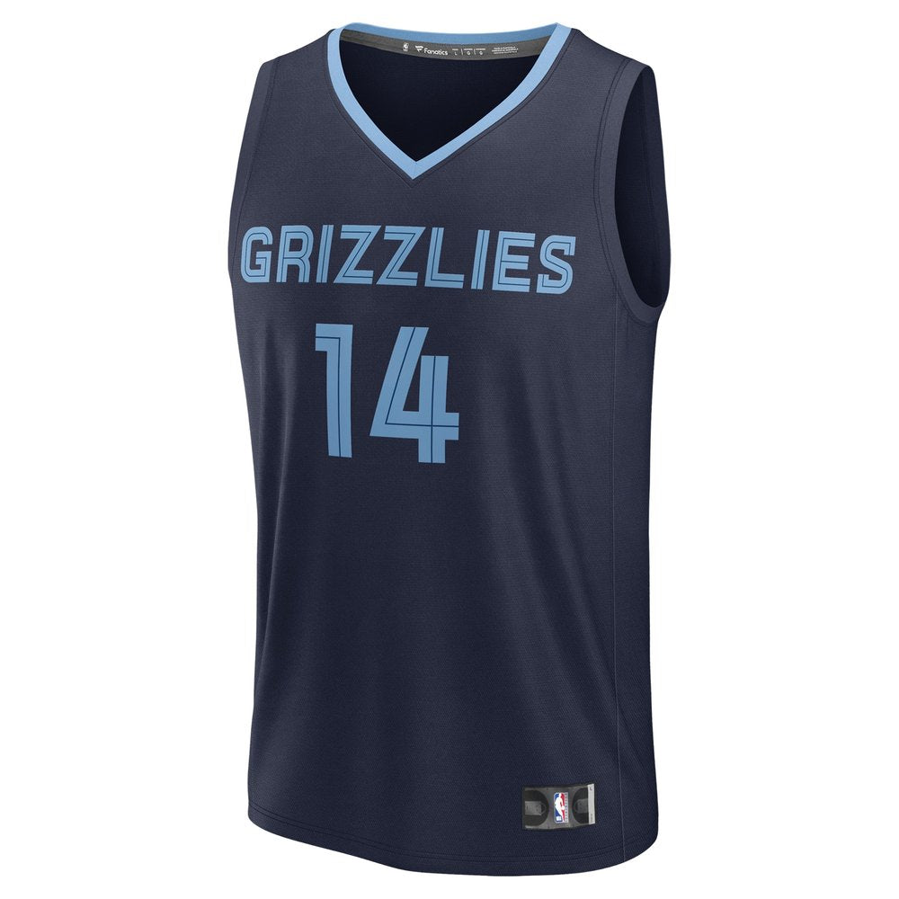 Men's Memphis Grizzlies Zach Edey  Navy 2024 NBA Draft Fast Break Player Jersey - Icon Edition
