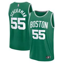 Men's Boston Celtics Baylor Scheierman  Kelly Green 2024 NBA Draft Fast Break Player Jersey - Icon Edition