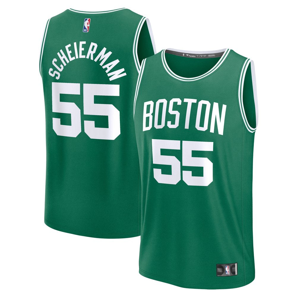 Youth Boston Celtics Baylor Scheierman  Kelly Green 2024 NBA Draft Fast Break Player Jersey - Icon Edition