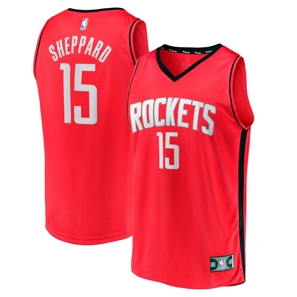Men's Houston Rockets Reed Sheppard  Red 2024 NBA Draft Fast Break Player Jersey - Icon Edition