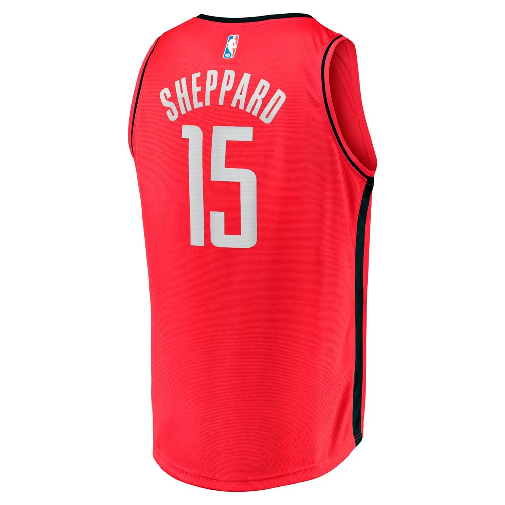 Men's Houston Rockets Reed Sheppard  Red 2024 NBA Draft Fast Break Player Jersey - Icon Edition