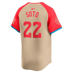 Men's American League Juan Soto Cream 2024 MLB All-Star Game Limited Player Jersey