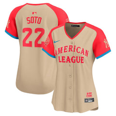 Women's American League Juan Soto Cream 2024 MLB All-Star Game Limited Player Jersey