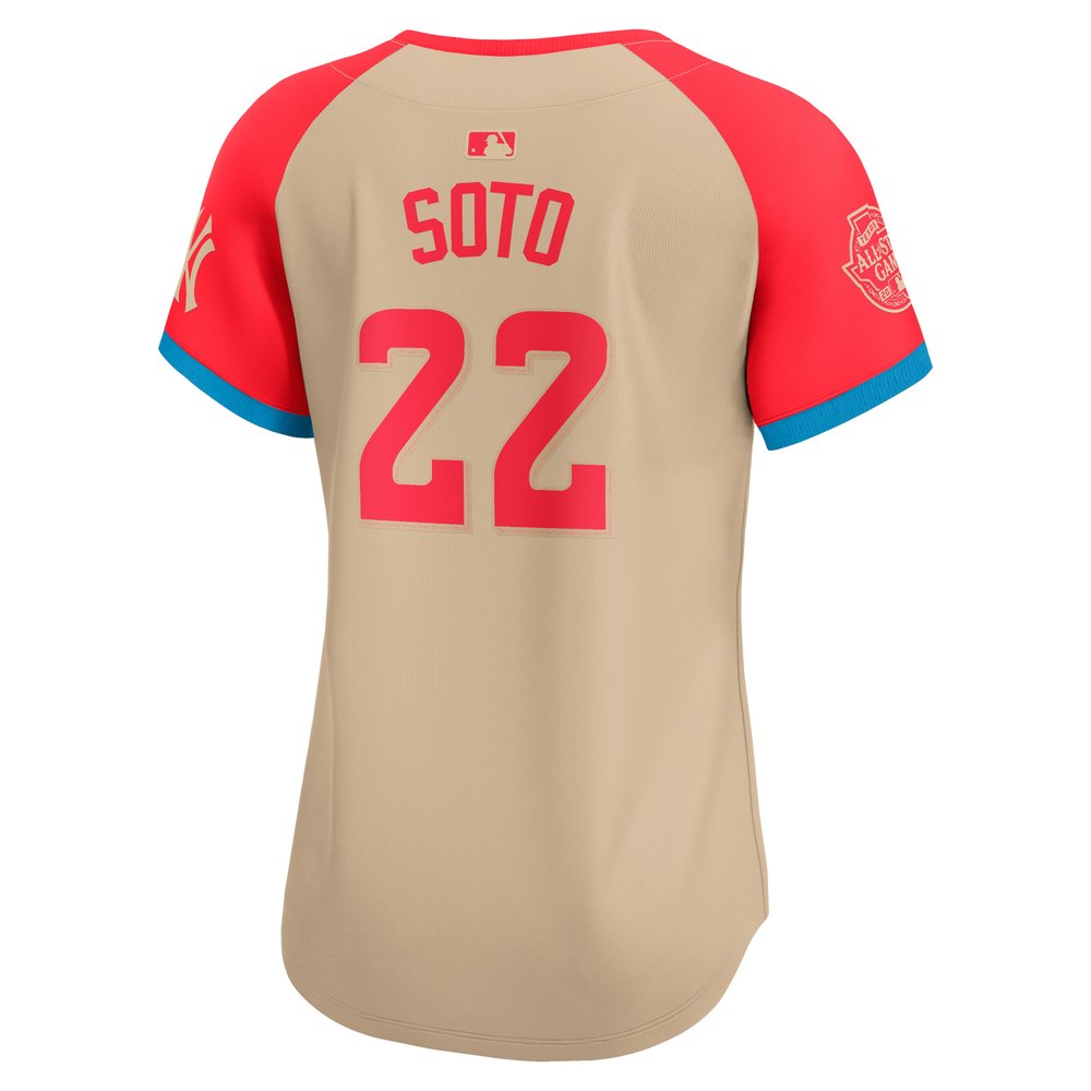 Women's American League Juan Soto Cream 2024 MLB All-Star Game Limited Player Jersey