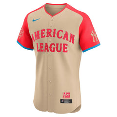 Men's American League Aaron Judge Cream 2024 MLB All-Star Game Elite Player Jersey