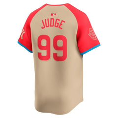 Men's American League Aaron Judge Cream 2024 MLB All-Star Game Limited Player Jersey