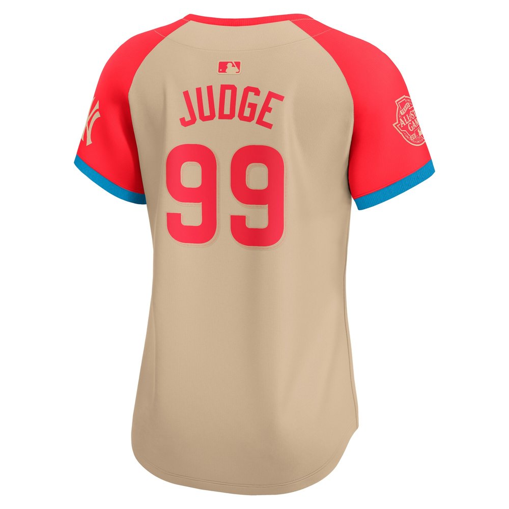 Women's American League Aaron Judge Cream 2024 MLB All-Star Game Limited Player Jersey