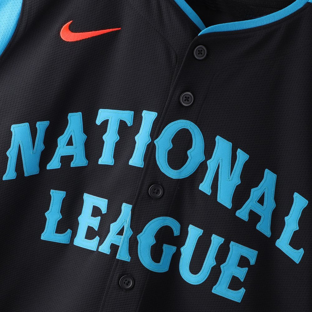 Men's National League Mookie Betts Navy 2024 MLB All-Star Game Limited Player Jersey
