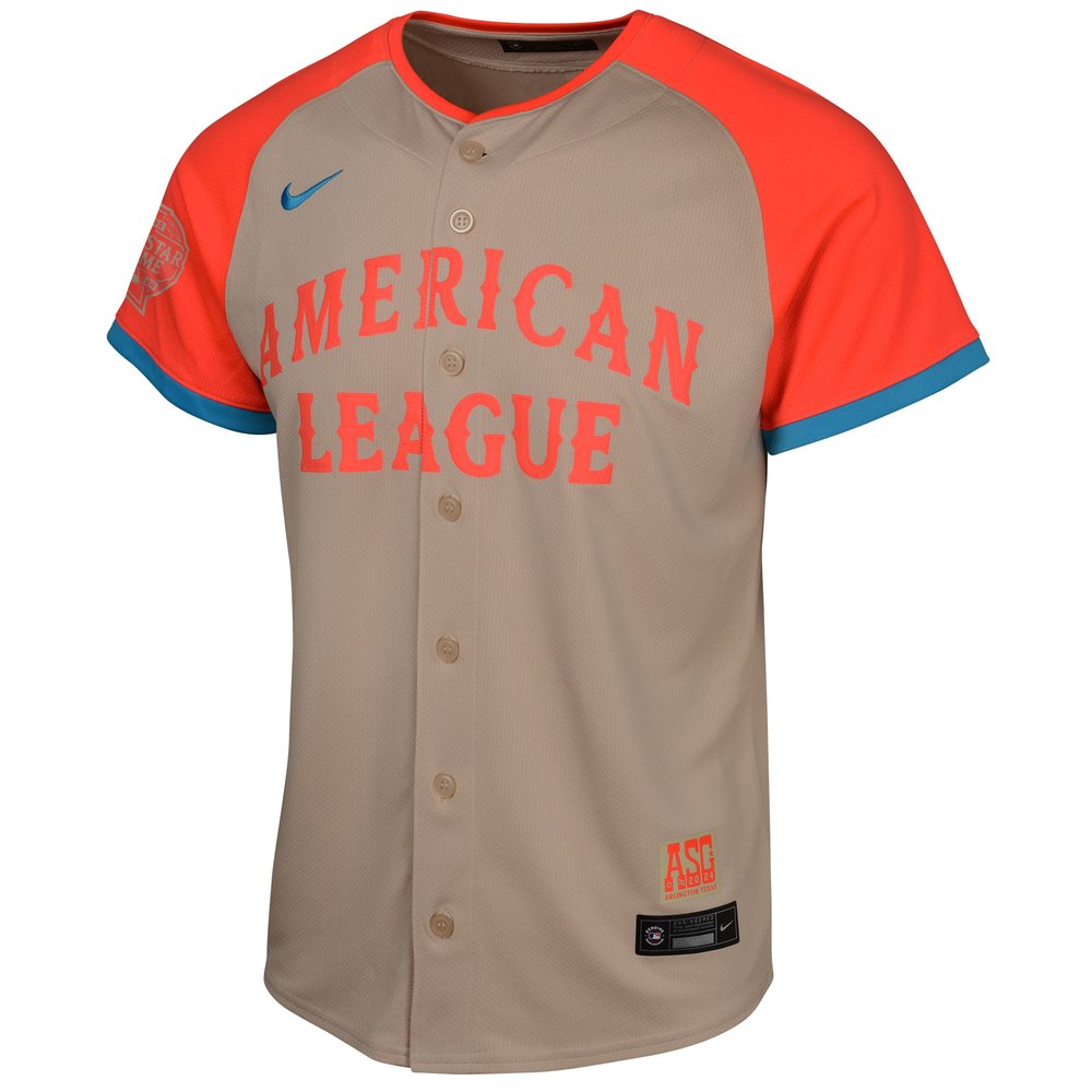 Youth American League Aaron Judge Cream 2024 MLB All-Star Game Limited Player Jersey