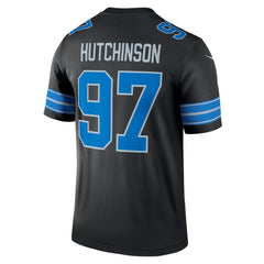 Men's Detroit Lions Aidan Hutchinson Black Legend Jersey 
