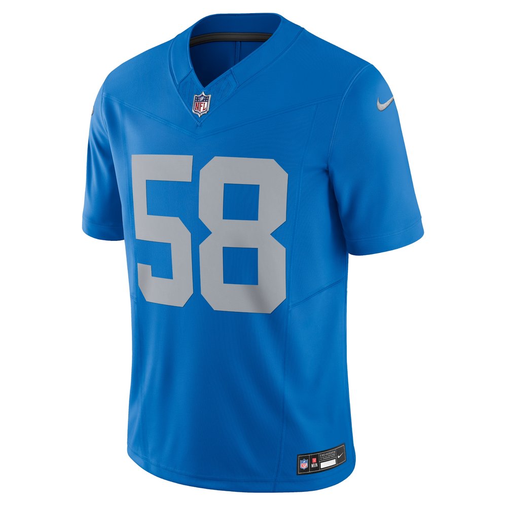 Men's Detroit Lions Penei Sewell Blue Vapor F.U.S.E. Alternate Limited Jersey 