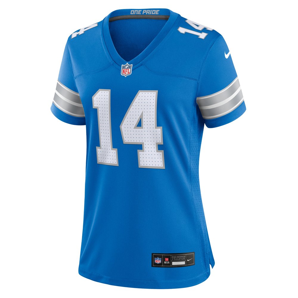 Women's Detroit Lions Amon-Ra St. Brown Blue Team Game Jersey 