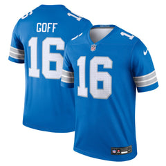 Men's Detroit Lions Jared Goff Blue Legend Jersey 