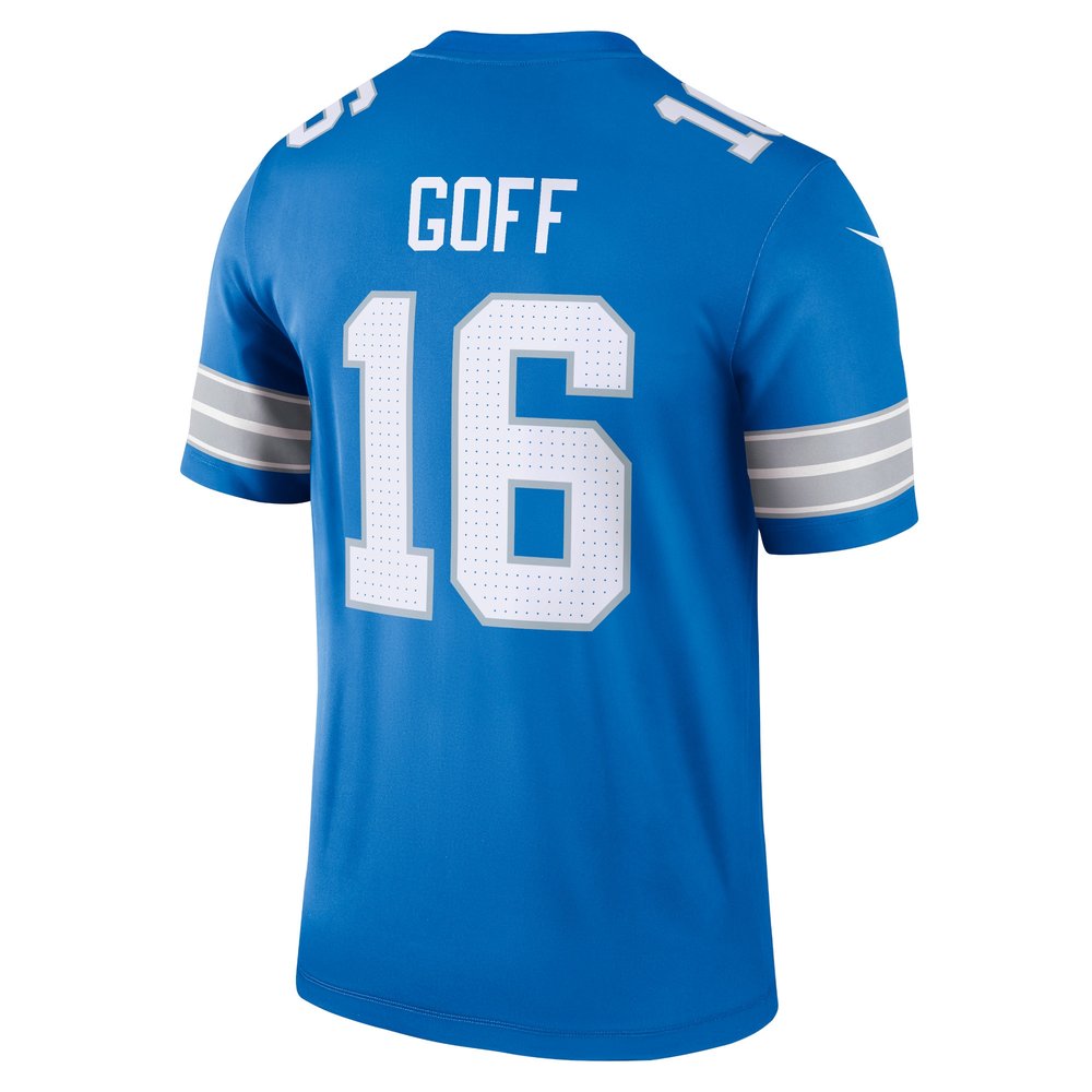 Men's Detroit Lions Jared Goff Blue Legend Jersey 