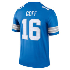 Men's Detroit Lions Jared Goff Blue Legend Jersey 