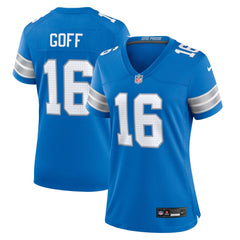Women's Detroit Lions Jared Goff Blue Game Jersey 