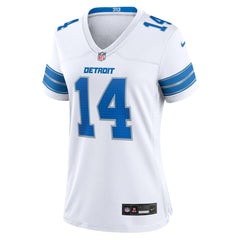 Women's Detroit Lions Amon-Ra St. Brown White White Game Jersey 