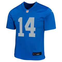 Youth Detroit Lions Amon-Ra St. Brown Blue Alternate Game Jersey 