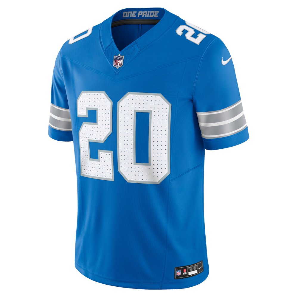 Men's Detroit Lions Barry Sanders Blue Vapor F.U.S.E. Limited Jersey 
