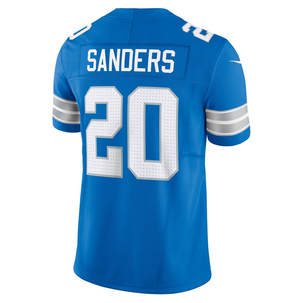 Men's Detroit Lions Barry Sanders Blue Vapor F.U.S.E. Limited Jersey 